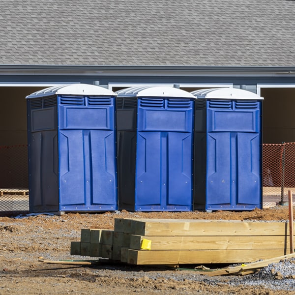 can i customize the exterior of the porta potties with my event logo or branding in Powder Springs